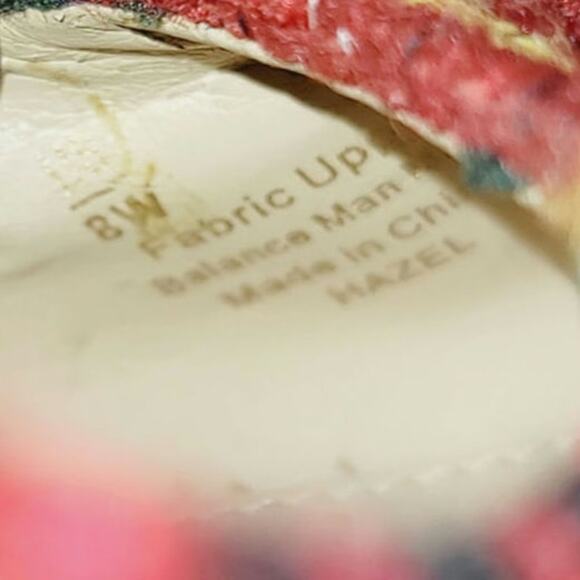 Sam Edelman Hazel Pointed Toe Pumps in Red Multi, sz 8 Wide - Picture 6 of 12